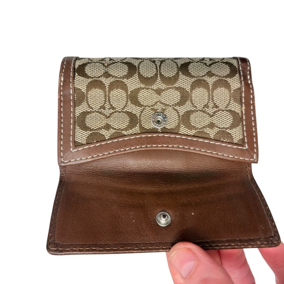 Coach vintage y2k brown and khaki mini signature soho wallet - Picture 8 of 12